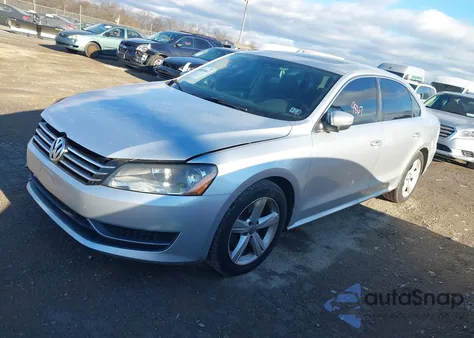 2013 Volkswagen Passat 2.5L Se from USA, damaged, VIN 1VWBP7A35DC075428